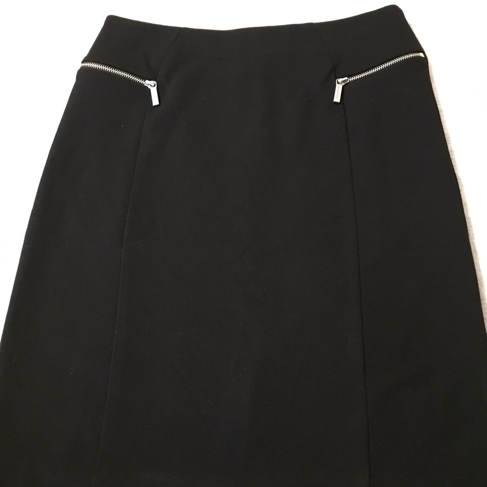 Michael Michael Kors Women's Black Stretch Skirt